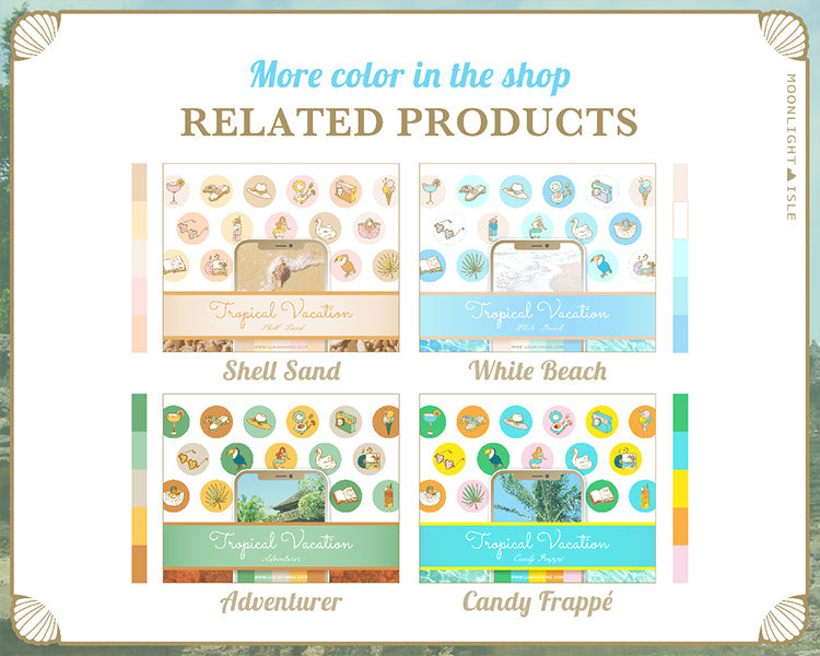 Tropical Vacation- Adventurer | Instagram Story Highlight Icon