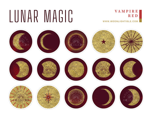 Lunar Magic - Red Gold | Instagram Story Highlight Icon