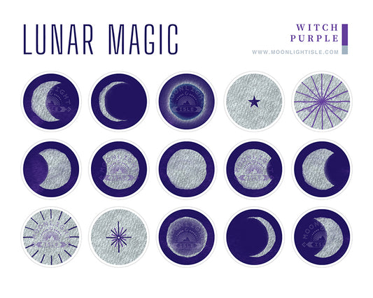 Lunar Magic - Purple Silver | Instagram Story Highlight Icon