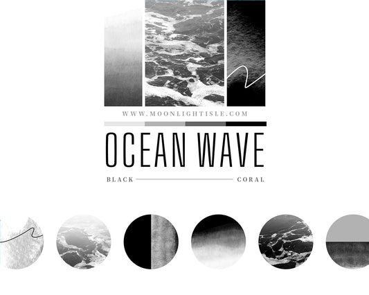 Ocean Wave - Black Coral | Instagram Story Highlight Icon