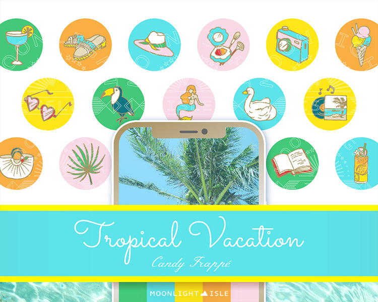 Tropical Vacation- Candy Frappe | Instagram Icon