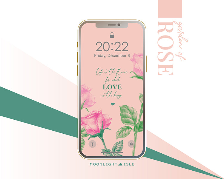 Garden of Rose - Pink | Phone Wallpaper