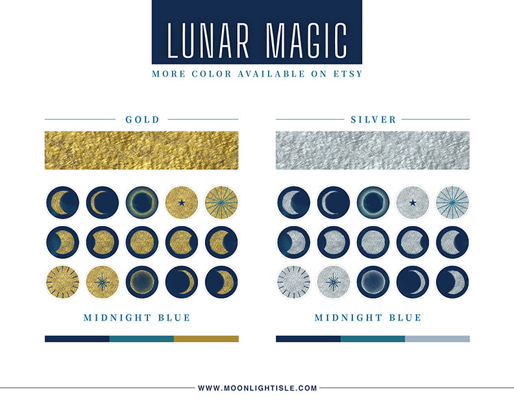 Lunar Magic - Blue Gold | Instagram Story Highlight Icon