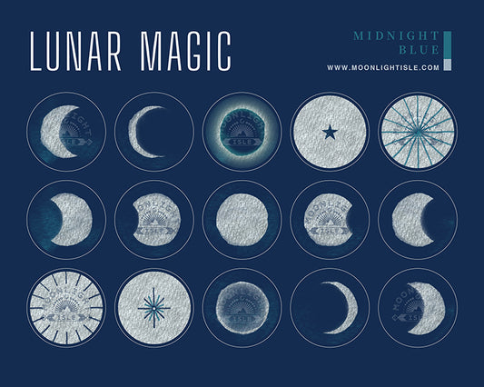 Lunar Magic - Blue Silver | Instagram Story Highlight Icon