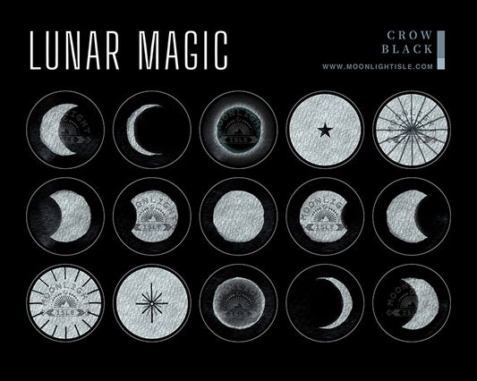 Lunar Magic - Black Silver | Instagram Story Highlight Icon