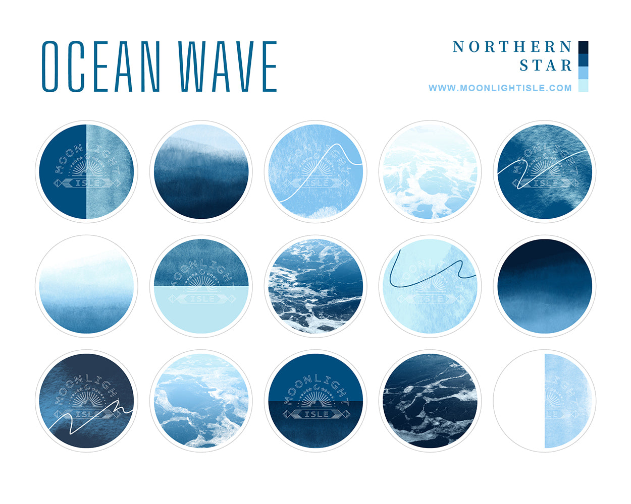 Ocean Wave - Northern Blue | Instagram Story Highlight Icon