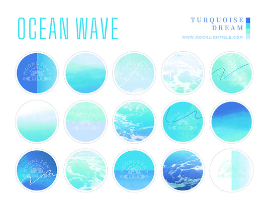 Ocean Wave - Turquoise Dream | Instagram Story Highlight Icon